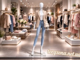 Манекен жіночий безликий М6007-2 білий глянець